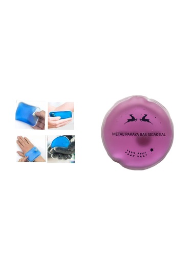 Pembe Ceylan Cep Sobası,el Isıtıcı,sıcak Su Torbası Pvc 9cm