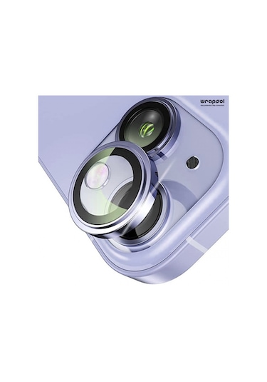 Apple Uyumlu iPhone 14 Plus Kamera Lens Koruyucu Mor