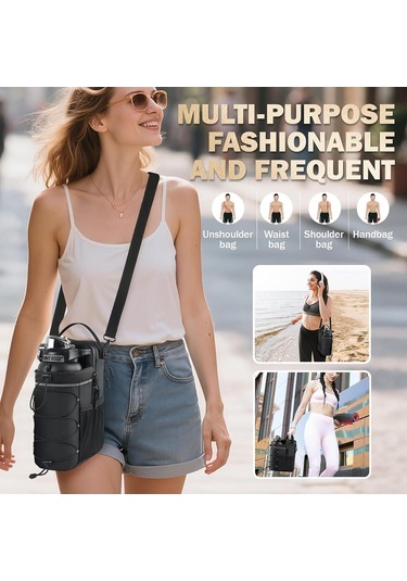 Suntek Erkekler Kadınlar Spor Salonu Saklama Çantası Binicilik Siyah