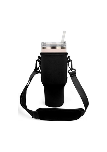 Mufunye 40oz Outdoor Sıcak Soğuk Tutucu Kupa Çantası, Taşınabilir Askı, Dayanıklı Materyal, Toplu Satış Mavi Açık Mavi