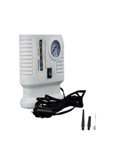 Araç Lastik Hava Kompresörü Saatli 12 V 260psı 12lt/dk