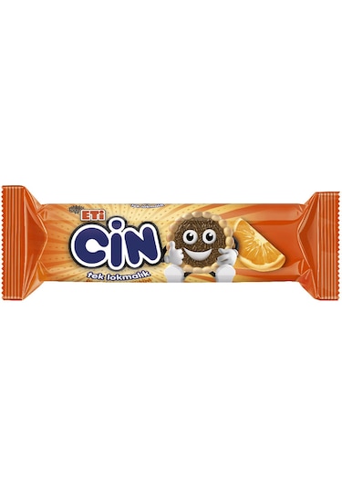 Eti Cin Tek Lokmalık Portakallı Bisküvi 18 x 114 G