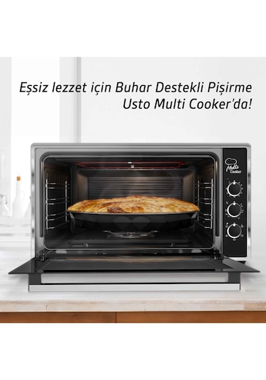 Usto 2105 Airfry Özellikli Multi Cooker 50 LT Midi Fırın