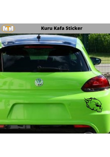 Kuru Kafa Oto Sticker 15 Cm