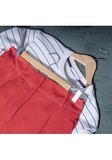 Sfrmarket Ahşap Pantolon Ve Etek Askıları 3'lü Set 201200768 Kahverengi