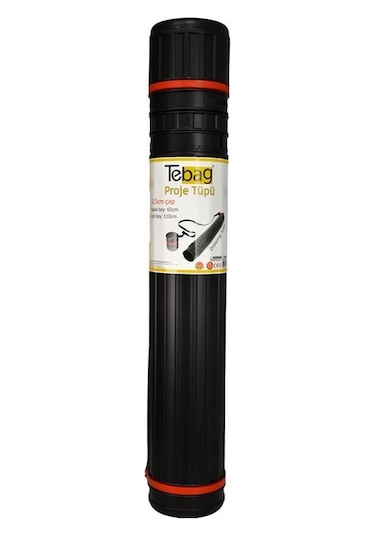Tebag 10,5 Cm Proje Tüpü Siyah