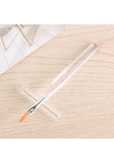 Şeffaf Makyaj Aleti Taşınabilir Dudak Fırçaları Aplikatör Ruj Esnek