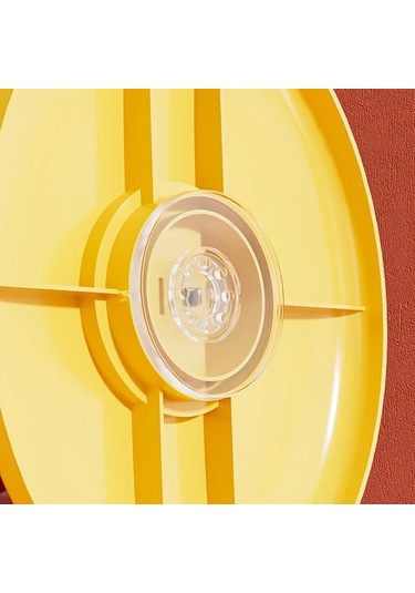 Elmpaly Pembe Yaprak Desenli Emniyetli Vakum Tabanlı Köpek Kedi Mama Kabı