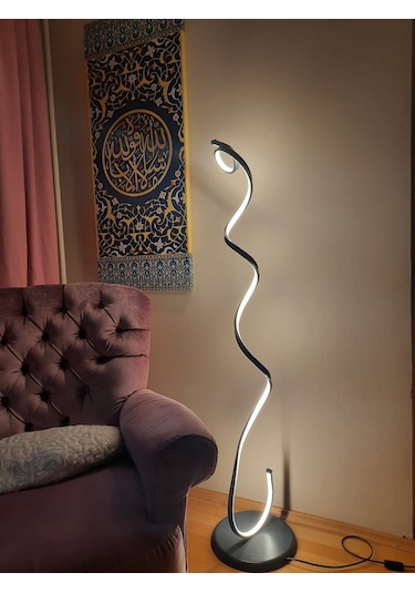 Snake 3 Renk Işık 120 CM Lambader Antrasit
