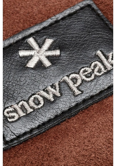 Snow Peak Fire Side Gloves, Deri Isı Ve Kıvılcım Korumalı Uzun Kamp Eldiveni Kahverengi