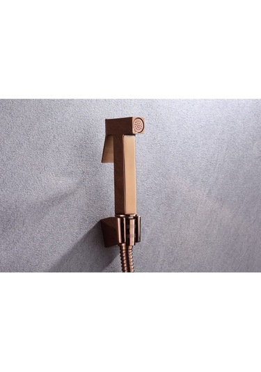 İsaoğlu Yapı Bakır Taharat Musluğu Seti Bronz Taharetmatik Takımi Tazzik Ayarlı Komple Set Bakır