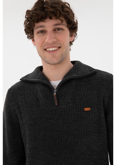 U.s. Polo Assn. Erkek Antrasit Kazak /triko 50297047-vr006 Antrasit