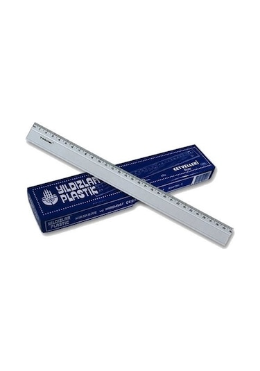 Yıldızlar 005 Standart Plastik Cetvel 30 CM