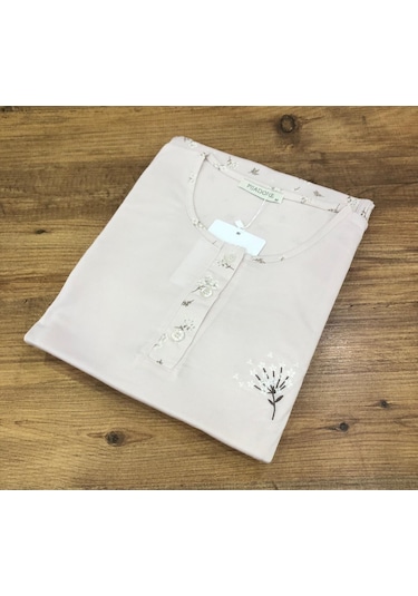 Pijadore Kadın Viskon Uzun Kollu Pijama Takımı 1916 Lila