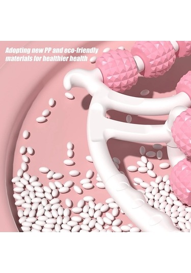 Carrier- Dairesel Bacak Kelepçeleri 360 Derece 20 Tekerlekler Açık Pembe,hızlı Relaks Masaj Cihazları,renpho Masaj 10020448 Beyaz