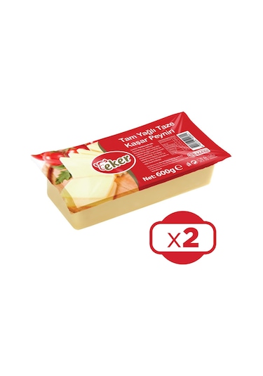 Eker Kaşar Peyniri 2 x 600 G