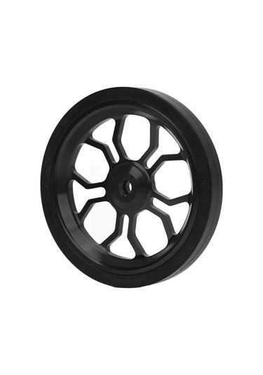 Geeroyoo Brompton Çekici Tezgahı İçin Cnc Alüminyum Alüminyum Kolay Tekerlek - Pürüzsüz Yürüyüş, Dayanıklı Ve Taşınabilir, Siyah Siyah