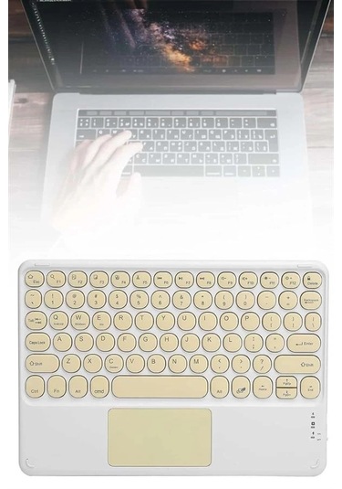 Ceylan Adam Profesyonel Wifi Q Klavye Bluetooth Klavye Touchpad 10.8 Inç