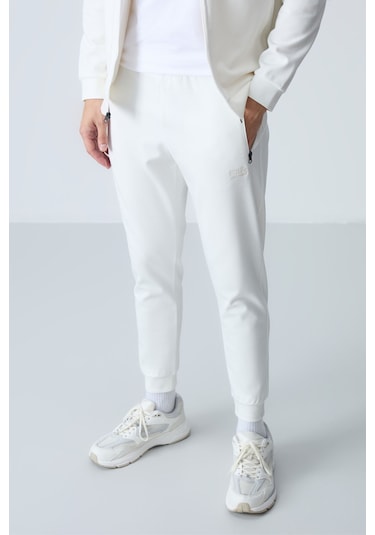 Tommy Life Hugo Ekru Jogger Erkek Eşofman Takım - 85198 Ekru