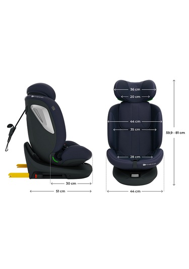 Kinderkraft I-grow 2 Plus İ-size Çocuk Oto Koltuğu 40 150 CM