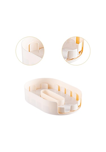 Suntek Turntable Organizasyon Çok Hamlı Baharat Rafı Kabine Beyaz