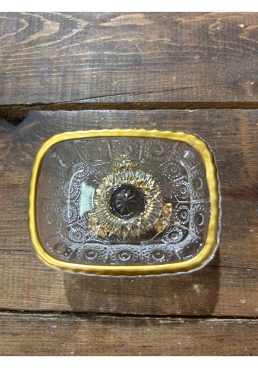 Wow Dikdörtgen Mini Lokumluk 6 Lı Altın Rengi