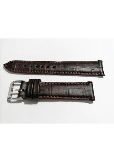 Fado&her Saate Uyumlu Hakiki Dana Derisi Saat Kordonu 20 Mm 128 Kahverengi Kahverengi