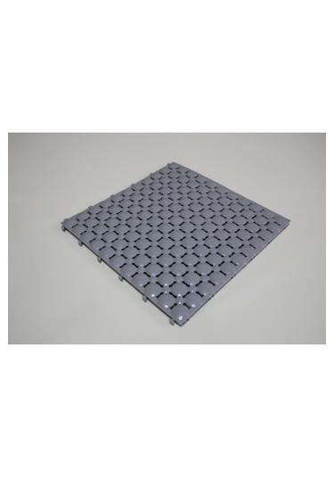 Ortopedik Plastik Yer Karosu Zemin Döşemesi Gri 1 M2 9 Adet Gri