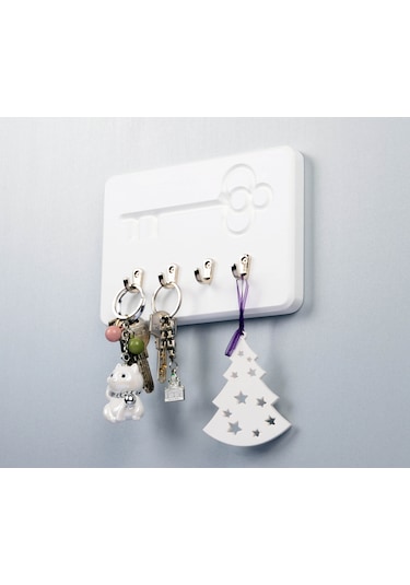 Woodcraft Mini Anahtar Askısı, Askılık, Anahtarlık (515857809) Beyaz