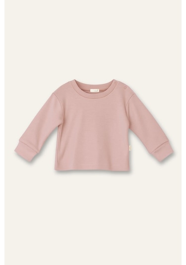 Mininio Unisex Bebek Organik İkili Takım - Pudra Pudra