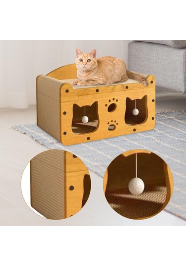 Suntek Kedi Tırmalama Evi Evcil Hayvanlar Kediler İçin Ev