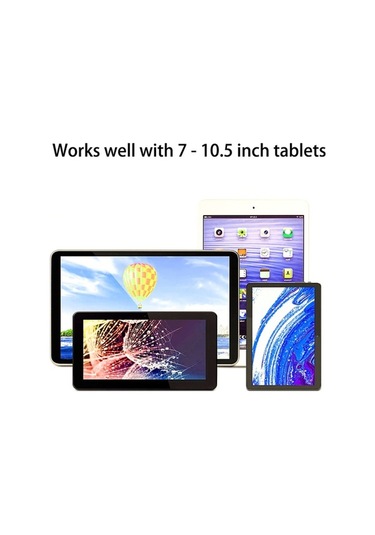 Yulong Ximistore9 Araç Başlık Askılı Tablet Tutucu - Kaymaz Siyah