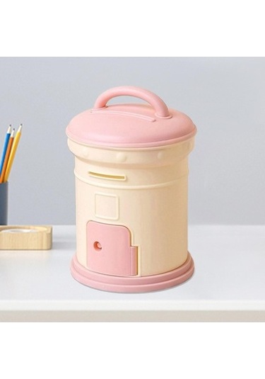 Lijinxu Magideal Posta Kutusu Kumbara Masa Üstü Süsleme Raf Pembe