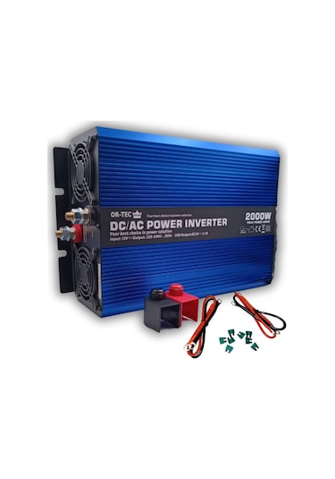 Or-tec Solar 12 Volt 2000 Watt Tam Sinüs İnverter