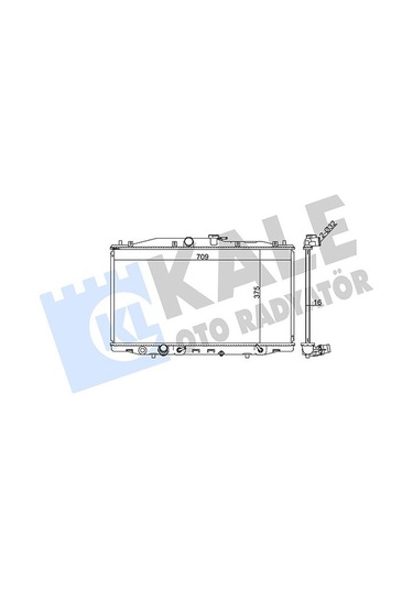 Kale 384100 Radyatör Accord Vıı Al/pl/brz 375x708x16 19010rba901