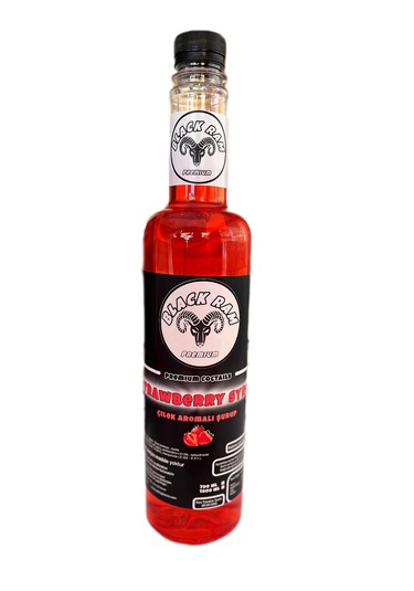 Black Ram Çilek Aromalı Şurup 750 ML