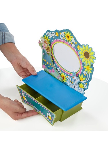 Lisanslı-Doh Vinci Frozen Makyaj Masası Tasarım Seti B5512