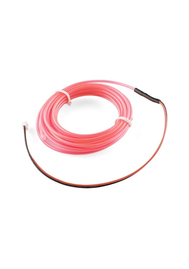El Wire Neon İp Led - Pembe 3m