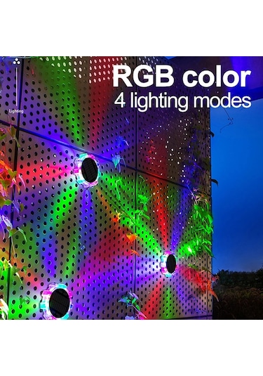 Cbtx Dsl188 2 Adet Hareket Sensörlü Güneş Enerjili Bahçe Zemin Işığı, Rgb Işıklı Diğer