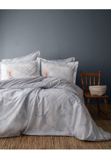 Çift Kişilik Complete Set Jonathan Mavi - Complet Set Bej