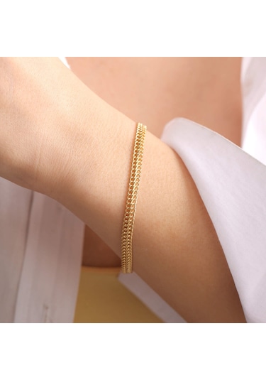 Altın Viyana Bileklik 14 Ayar Sarı Altın