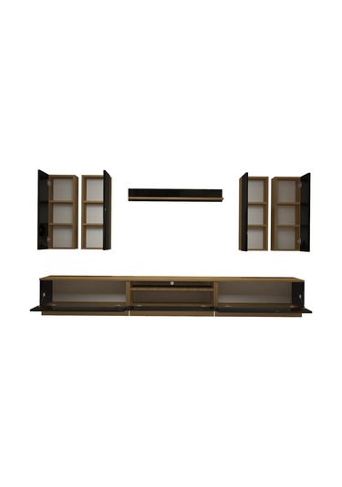 Decoraktiv Trendstyle 8d Mdf Tv Ünitesi Tv Sehpası Pera - Siyah