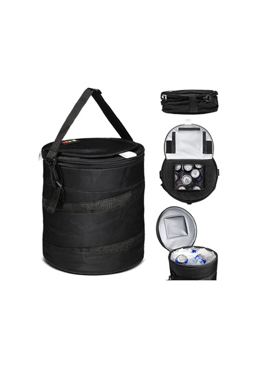 Dolıty Yalıtımlı Soğutucu Çanta Golf Arabası Buz Paketi Su Siyah