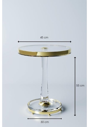 Dulda Akrilik Polaris Sehpa Şeffaf