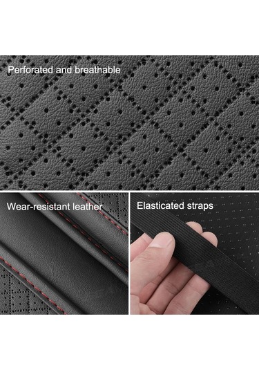 Gri Seametal Araba Kol Dayama Minderi Merkezi Konsol Kutusu Ped Koruyucu Kaymaz Yumuşak Yan Depolama Cepler Kapak Araba Aksesuarları