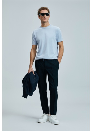 Lufian Tıno Erkek Modal Karışımlı Kazak Açık Gri Açık Gri 111090110100180 Açık Gri