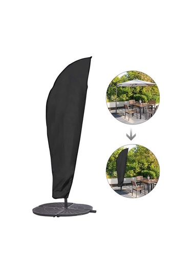 Padalink 280 Cm 210d Oxford Dokulu Gümüş Kaplama Semsiye Kılıfı - Yağmurlu, Tozlu, Güneşli Hava Koruyucu, Dış Mekan Muz Semsiyeleri İçin DiğER