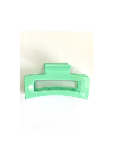 Su Yeşili Renk Televizyon Model Mandal Saç Tokası 11 Cm - Şık Ve Dayanıklı Su Yeşili