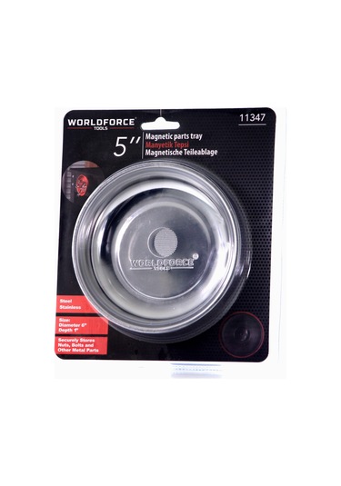 Worldforce 5" 126 MM Manyetik Alet Tutucu Paslanmaz Tepsi