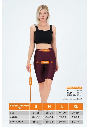 Enenstyle Fashıon Boutıque Yeni Sezon Özel Üretim Toparlayıcı Yüksek Bel Parlak Kumaş Iç Göstermeyen Dizüstü Spor Tayt Bordo